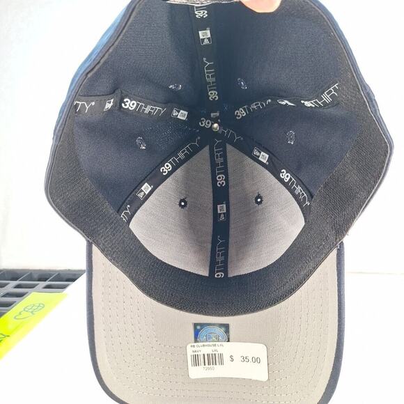 Rome Braves Hat Cap Navy Blue Fitted S/M New Era 39Thirty MiLB Baseball - Picture 8 of 8